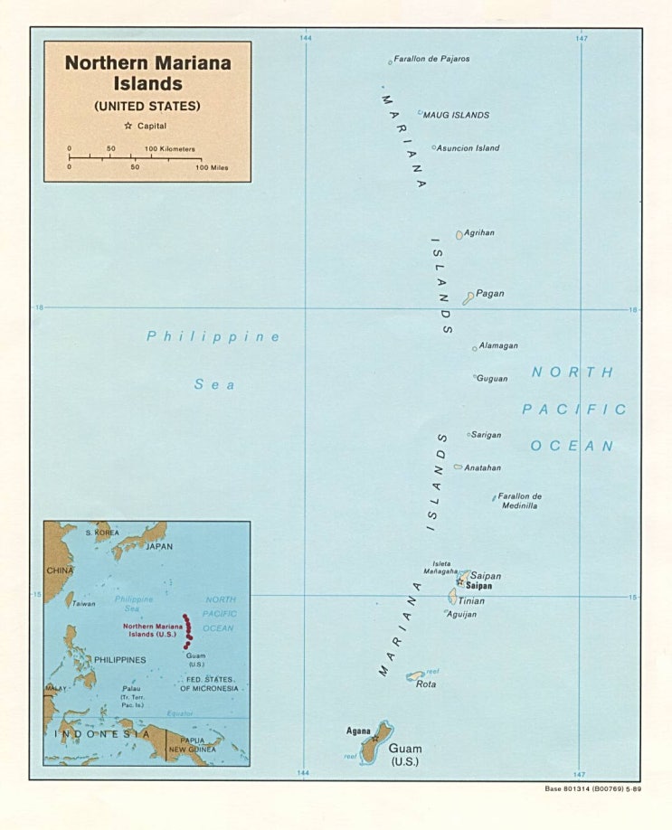 오세아니아 지도/미크로네시아 북마리아나제도 지도 Northern Mariana Islands map 네이버 블로그